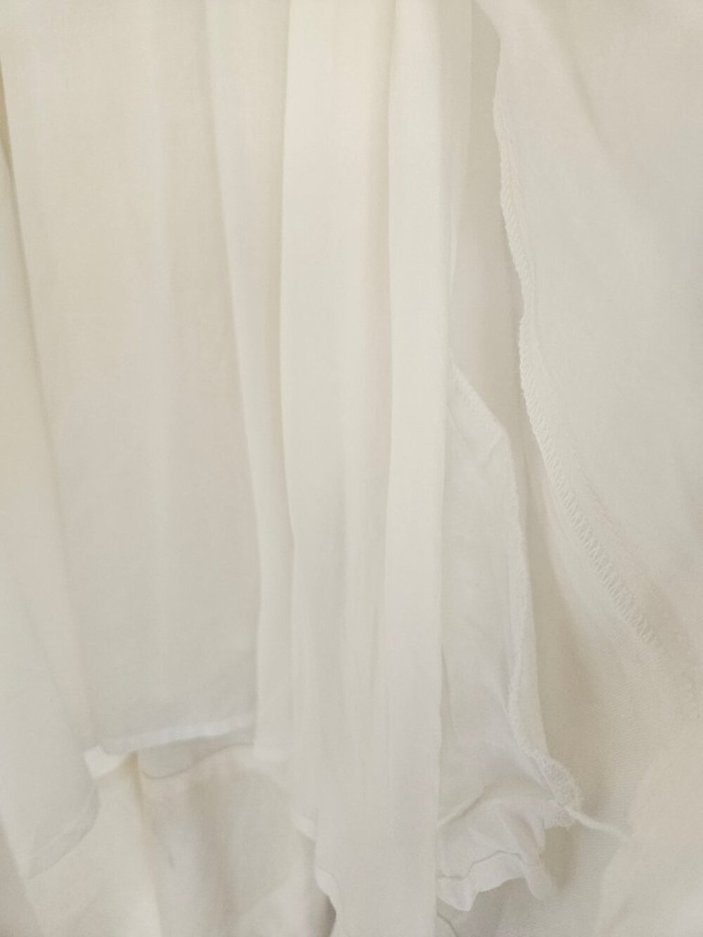 FARM Rio Garden Off White 3D Flower Linen Midi Dress SZ L NWT *Flaw* - Picture 6 of 16